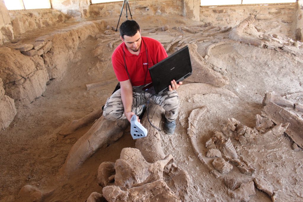 3D-scanner Artec Eva, te gebruiken bij het vastleggen van archeologische opgravingen